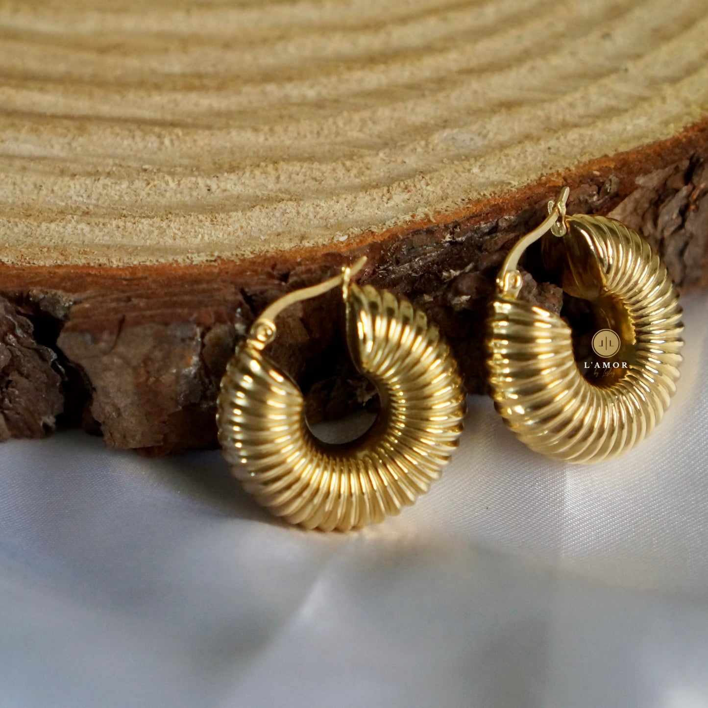 Coil Hoop Earrings