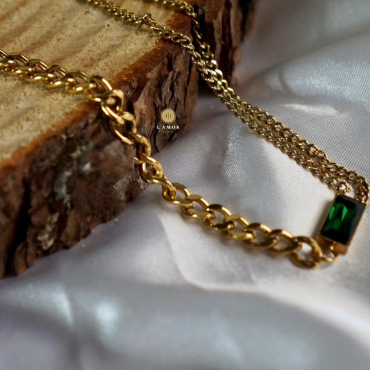 Peru Emerald Curb Chain