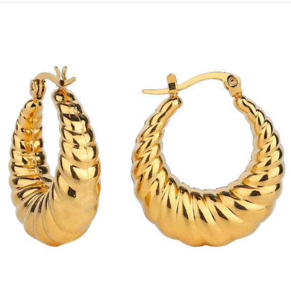 Croissant Hoop Earring