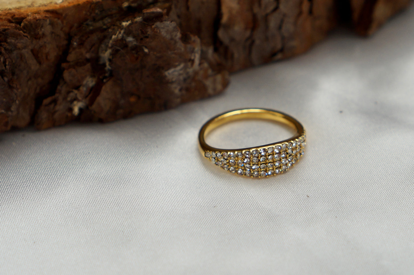 Lunar Pave Ring