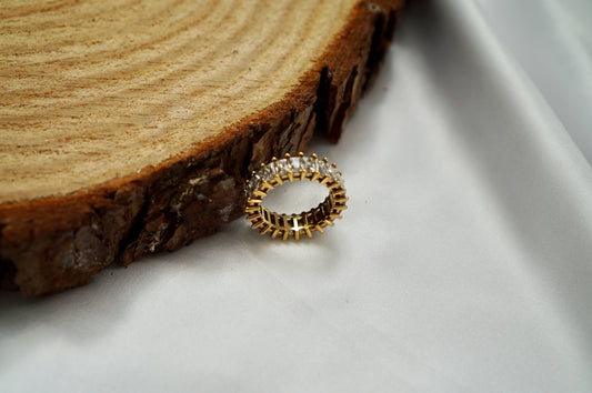 Bristol Crown CZ Ring