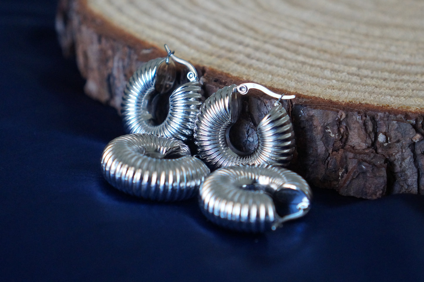 Coil Hoop Earrings