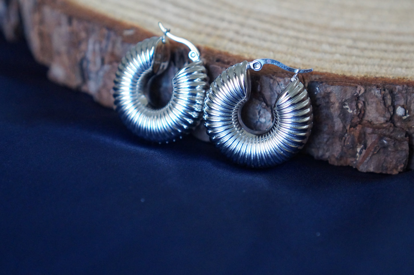 Coil Hoop Earrings