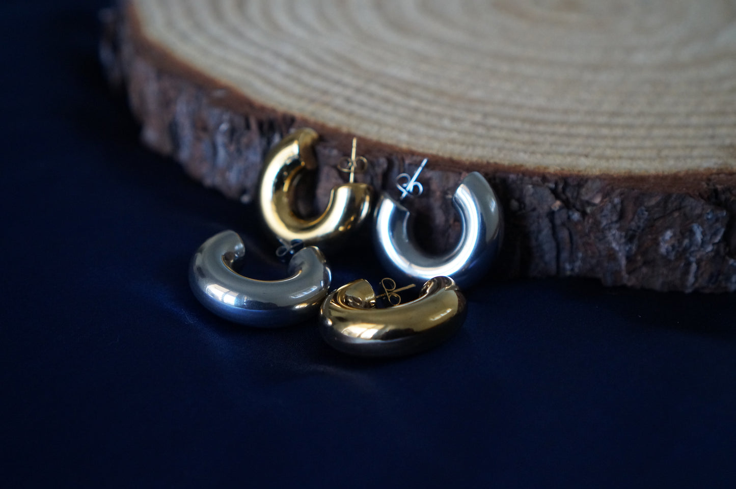 Chunky Hoop Earrings