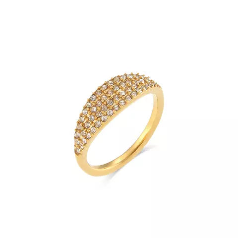 Lunar Pave Ring